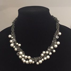 Silver Beaded Necklace